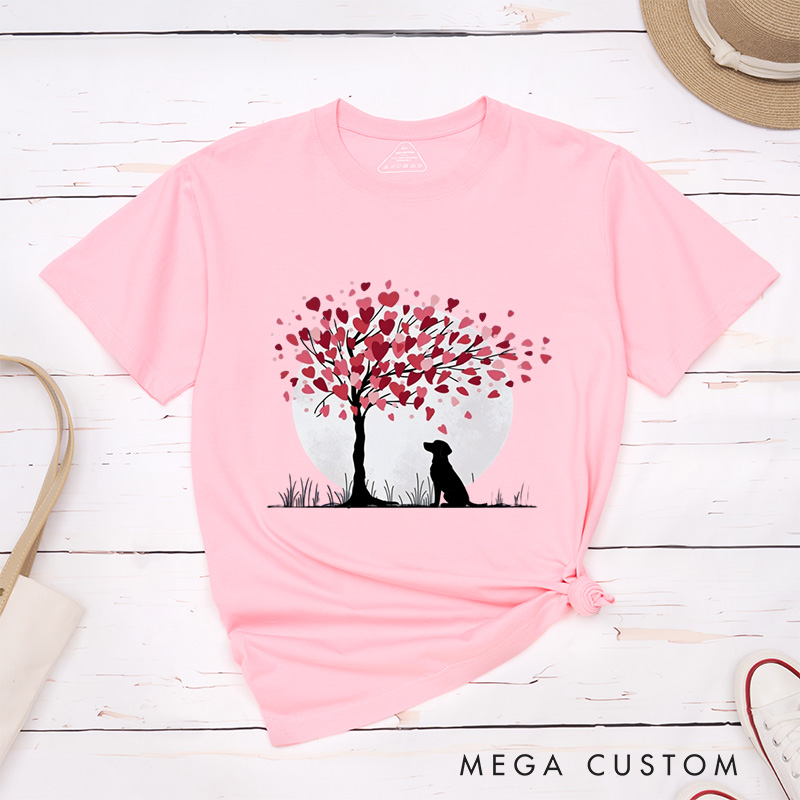 Personalized Pet Lover Funny Valentine Highland Cow T-Shirt