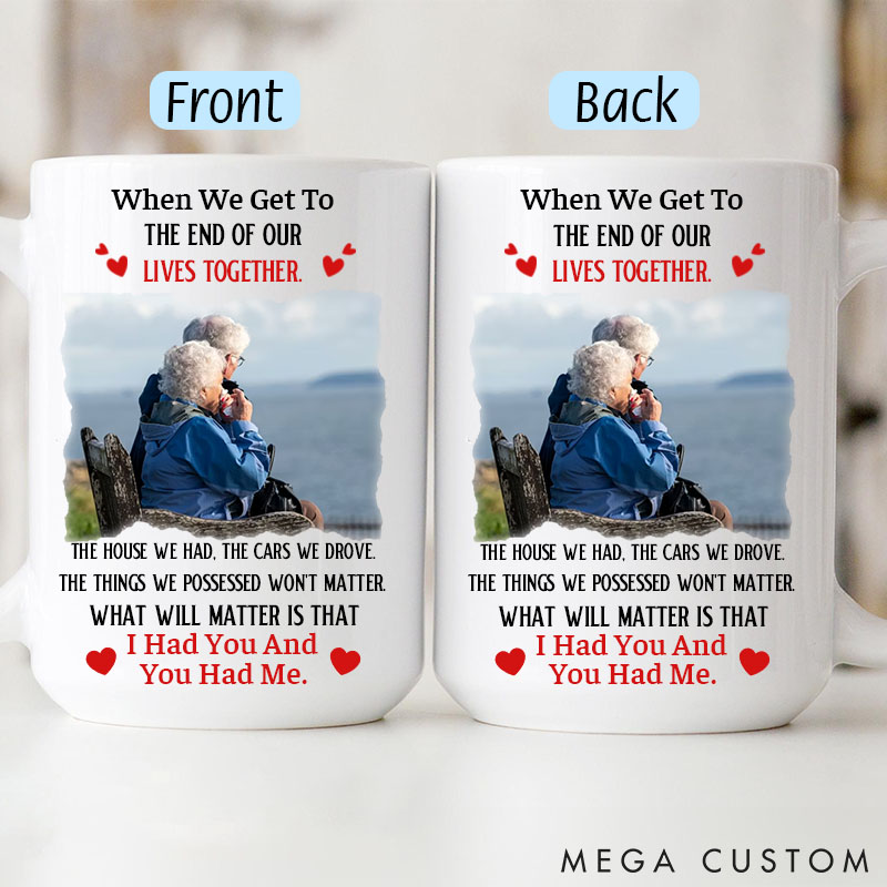 Personalized Couple Mug I Had You and You Had Me Couple Coffee Mug Anniversary Gift for Elderly Couple Valentines Gift