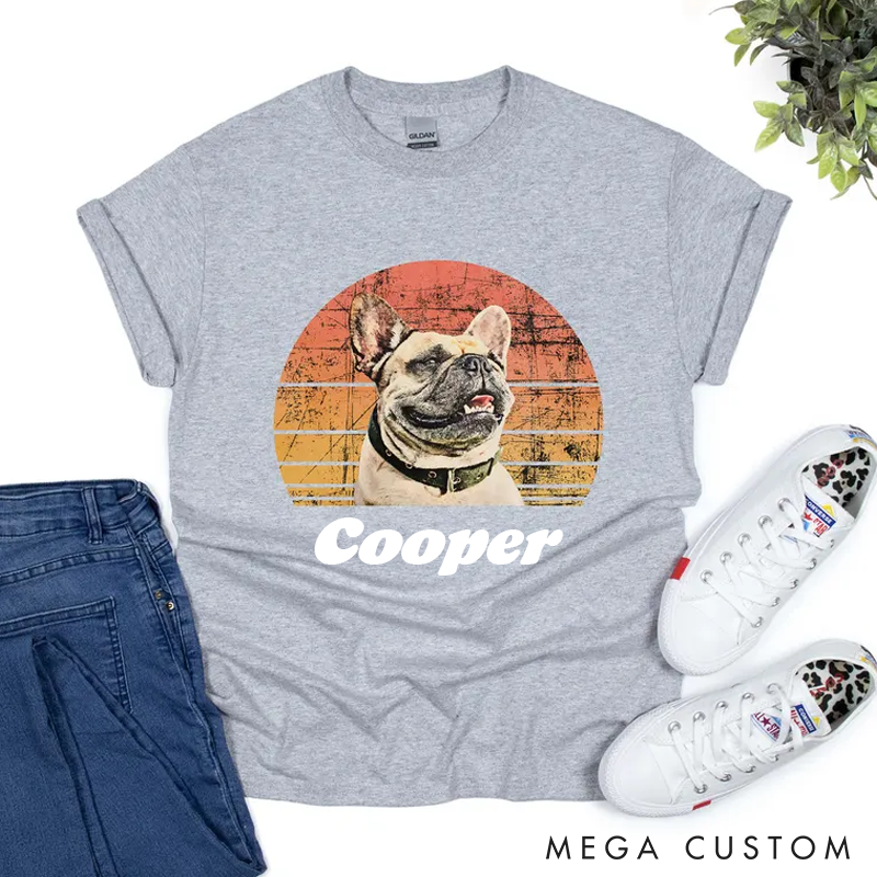 Personalized Pet Lover Funny Custom Pet Vintage T-Shirt