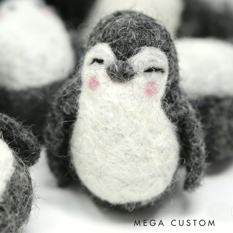 Felt Animals Felt Penguins Penguin Ornament Felt Shapes Felt Ornaments Christmas Ornaments
