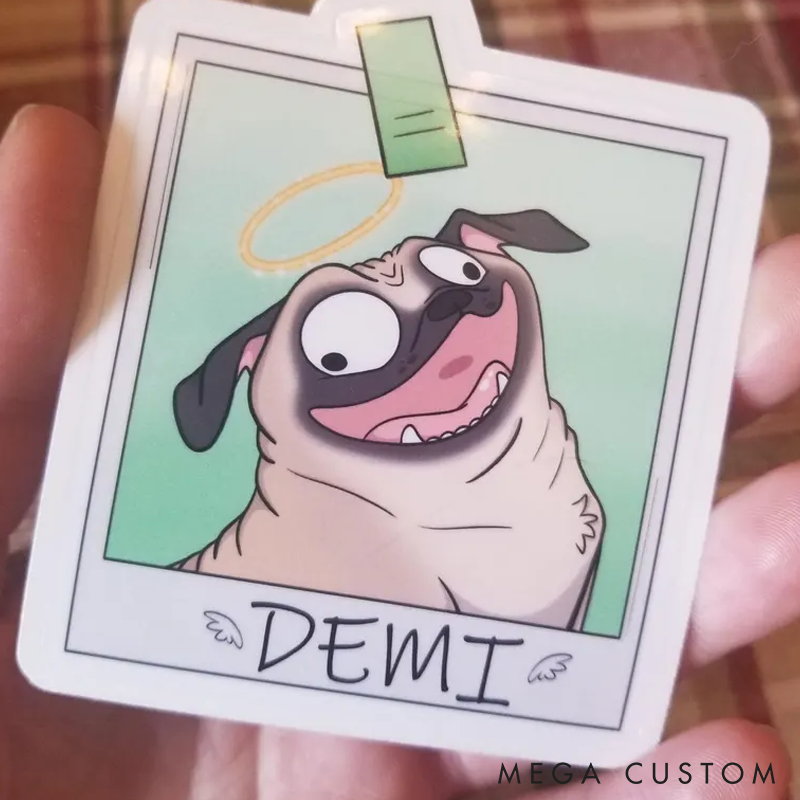 Personalized Pet Lover Funny Pet Photo Image Stickers