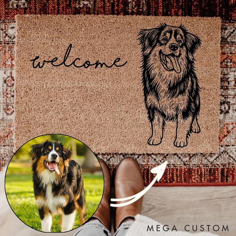 Personalized Pet Lover Custom Pet Welcome Doormat