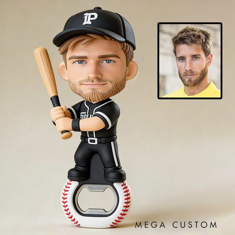 [Copy]Personalized Wooden Baseball Bottle Opener a Unique Keepsake for Your Favorite Sports Fan’s Collection