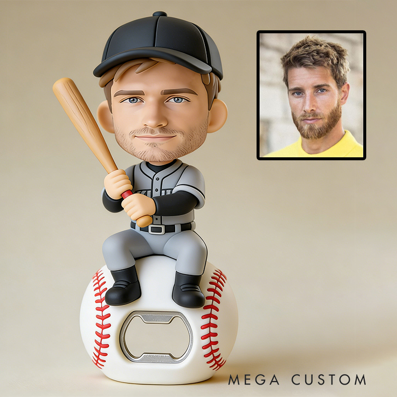 Personalized Baseball Field Bottle Opener Celebrate Your Love for the Game with this Unique Item