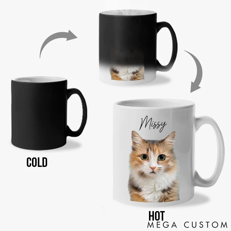 Personalized Pet Lover Custom Photo My Furreal and Unconditional Love Mugs