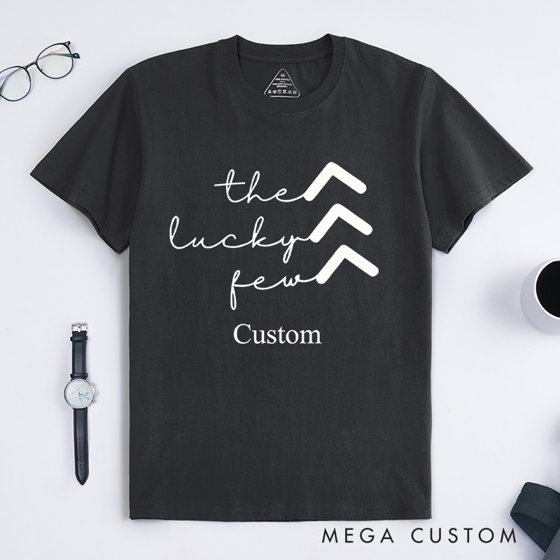 Personalized The Lucky Few Minimalist Arrows Down Syndrome Awareness Promoting Love and Support T-shirt