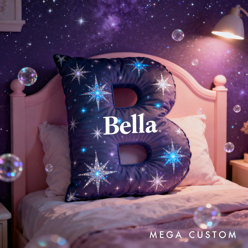 Personalized Magic Letter Pillow for Kids and Magic Lovers for Birthday Christmas Party Holiday