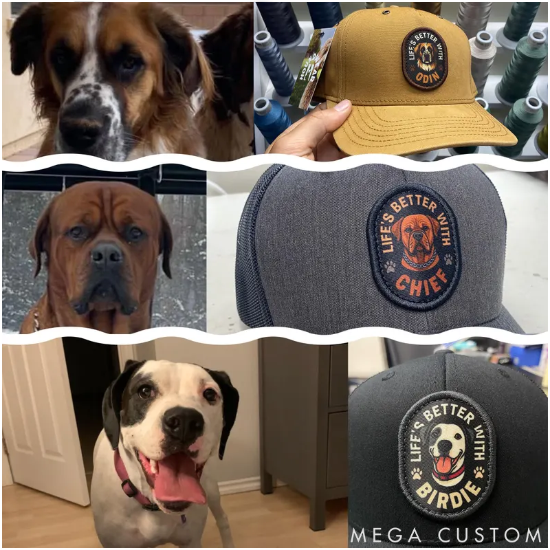 Personalized Pet Lover Custom Pet Portrait Hat