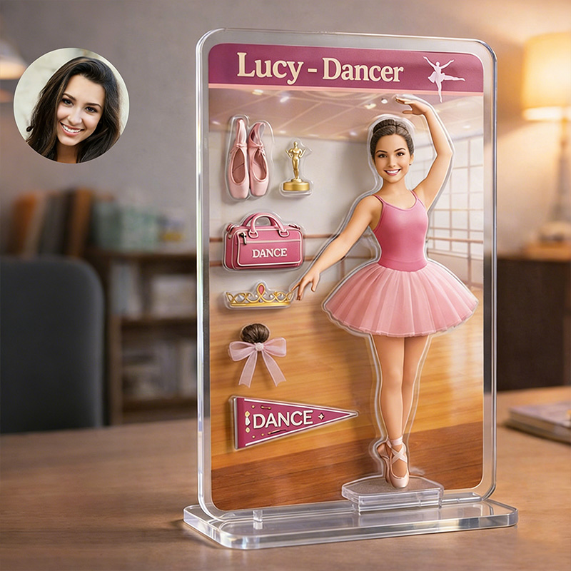 Personalized Ballet Themed Acrylic Decor Custom Photo Gifts The Perfect Present for Ballet Lovers