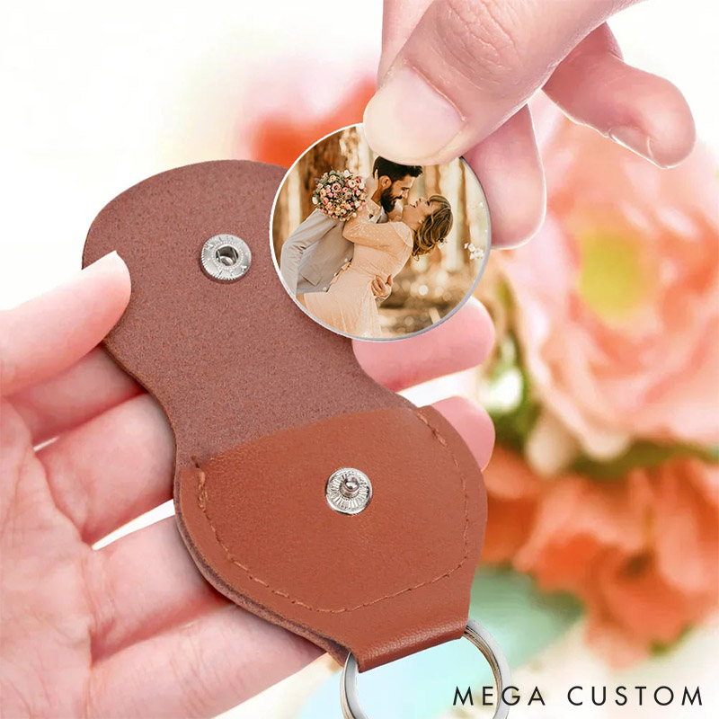 Personalized Pocket Hug with Leather Keychain To My Husband Love Token Keychain  I Choose You Heart Pocket Hug Valentine's Gift for Husband