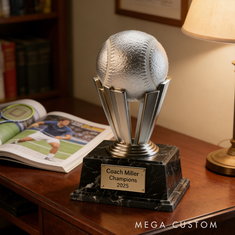 Personalized Acrylic Baseball Coach Trophy