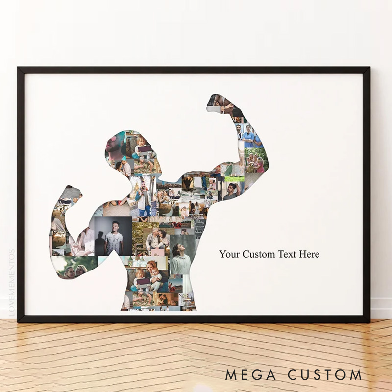 Personalized Weightlifting Art Body Building Gift Gift for Body Builder Weightlifting Gift for Gym Lover