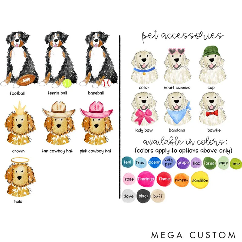 Personalized Welcome Mix and Match Pet Garden Flag Gifts For Pet Lover For Dog Lover