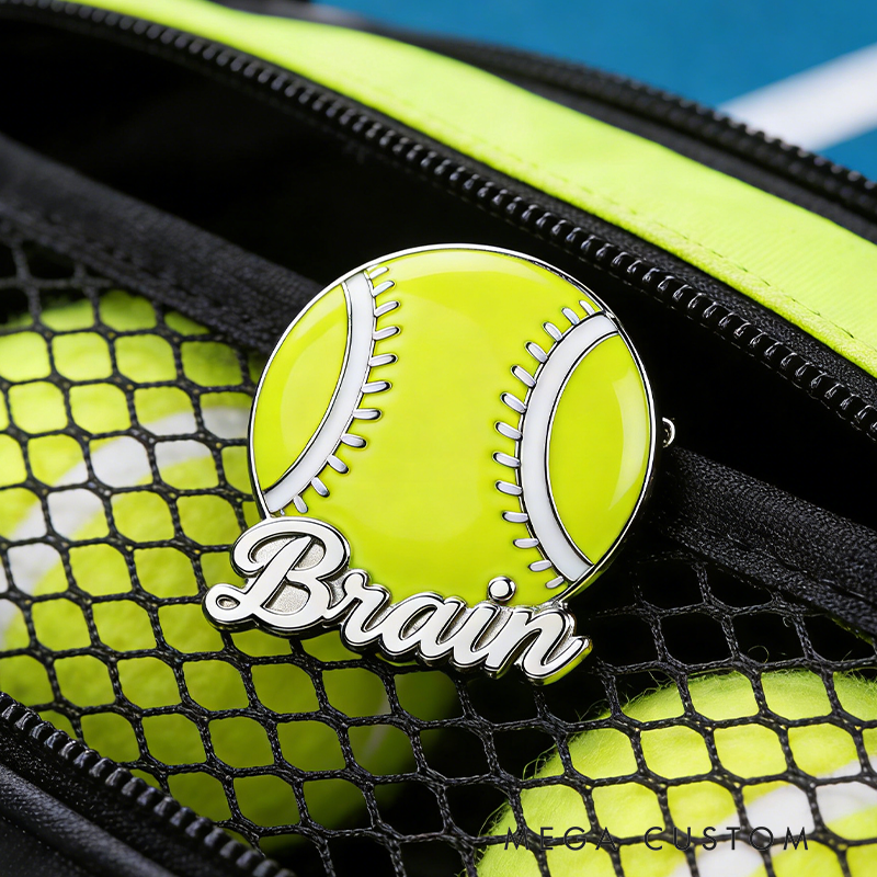 Personalized Tennis Pin for Fans Who Dare to Stand Out