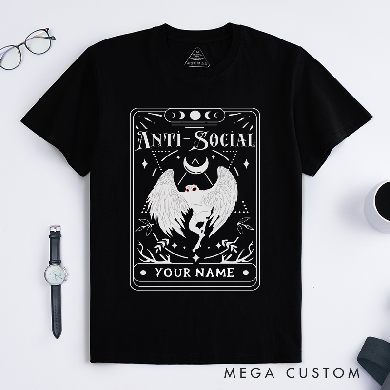 Personalized Aries Zodiac Classic T-Shirts Custom Name Moon and Stars Astrology Birthday Gift for Women Men Unisex Unique Horoscope Tee 