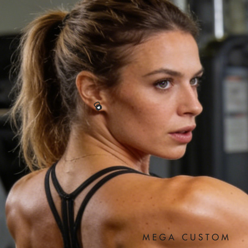 PersonalizedKettlebell Earrings Fitness CrossFit Jewelry Dumbbell Acrylic Earrings Accessories for Gym Lovers
