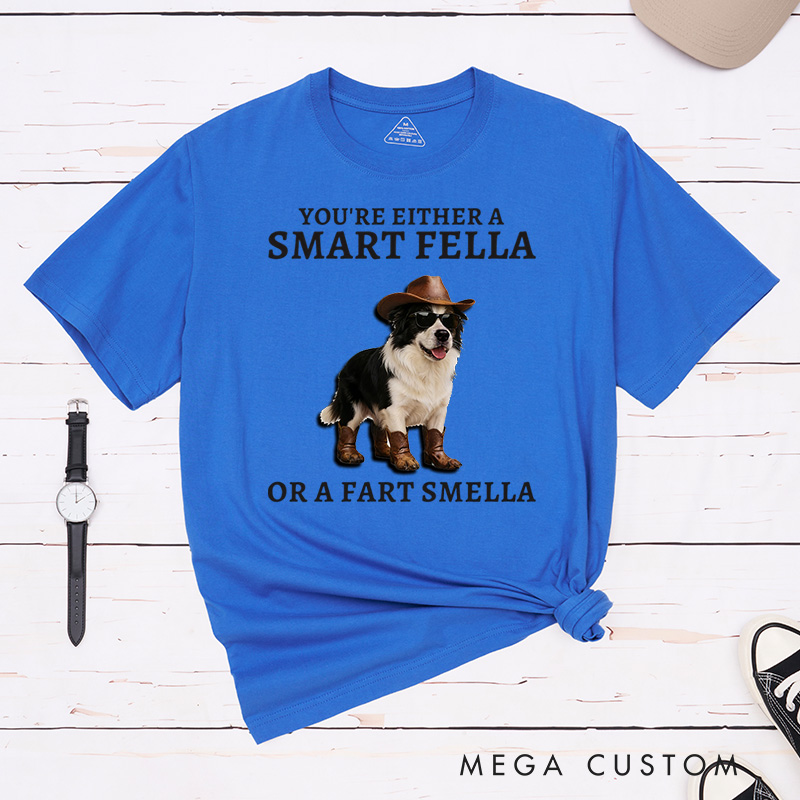 Personalized Pet Lover Funny Retro Smart Fella Pet 90s Shirt Funny Pet Vintage Vintage Distressed Shirt Funny Gift T-Shirt