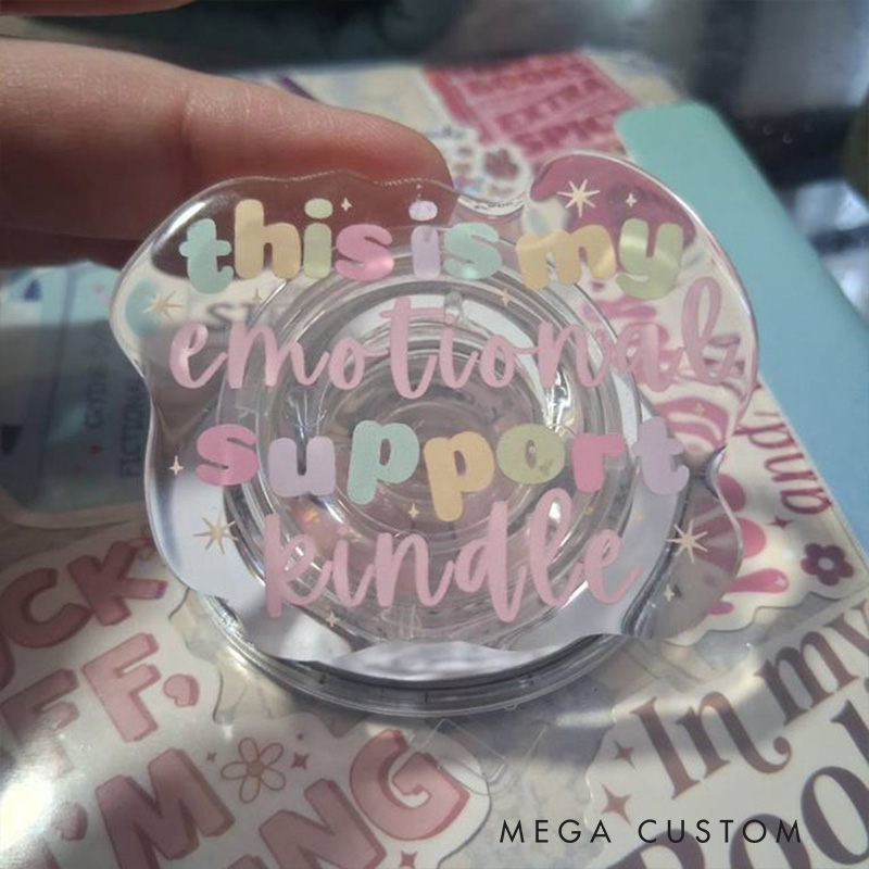 Emotional Support Kindle Magnetic Kindle Grip MagSafe Kindle Grip Magnetic Kindle Holder Kindle Accessories Bookish Gifts for Her
