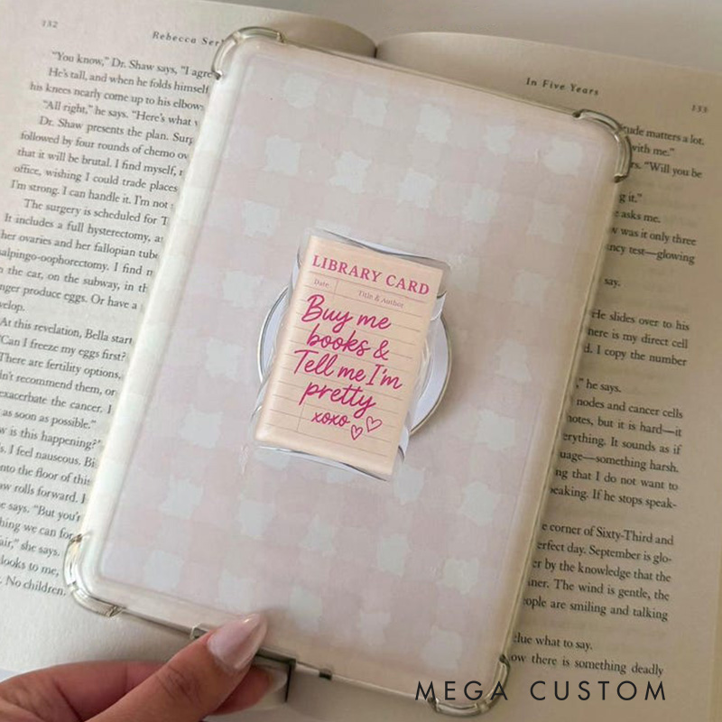 Buy me Books Kindle Grip MagSafe Kindle Grip Magnetic Kindle Holder  Kindle Accessories Bookish Gifts for Her