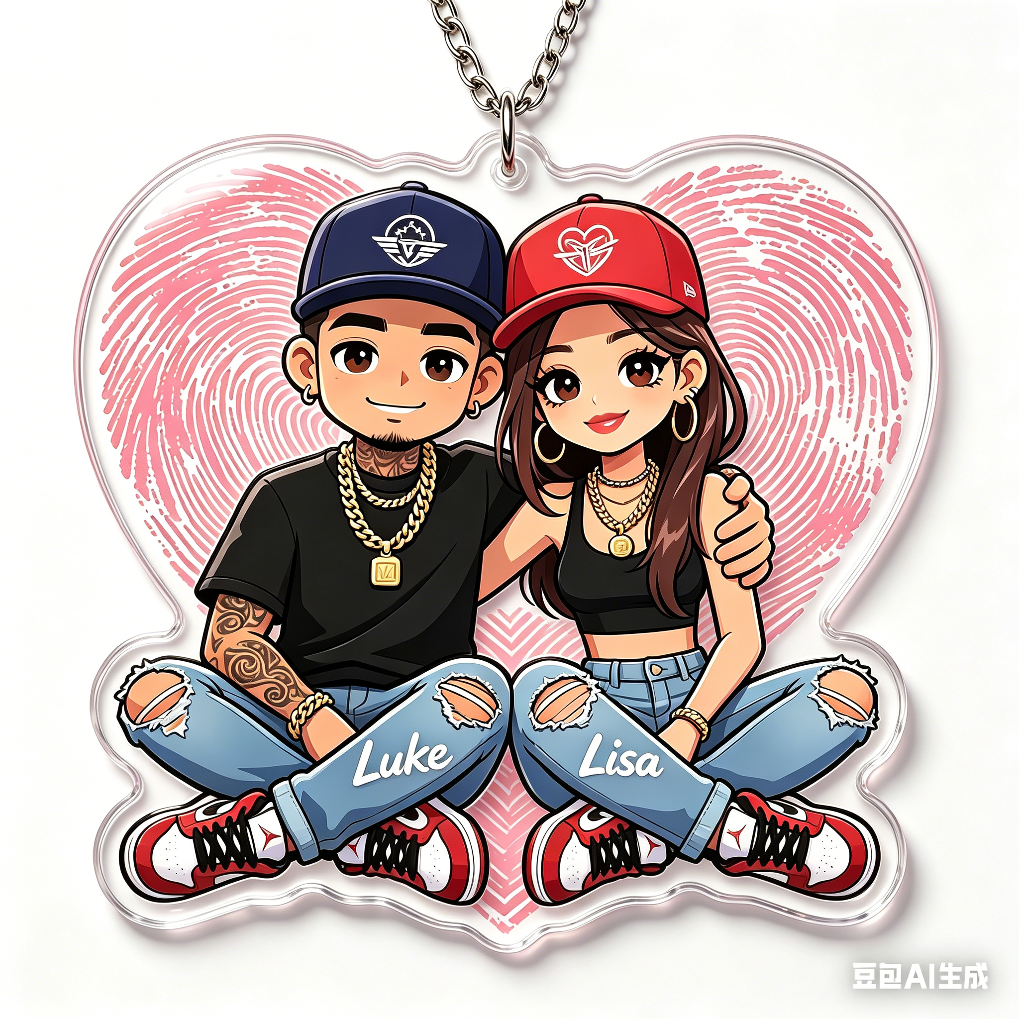 Personalized Y2K Couple Keychain Valentine's Gift keychain for Husband Wife Boyfriend Girlfriend