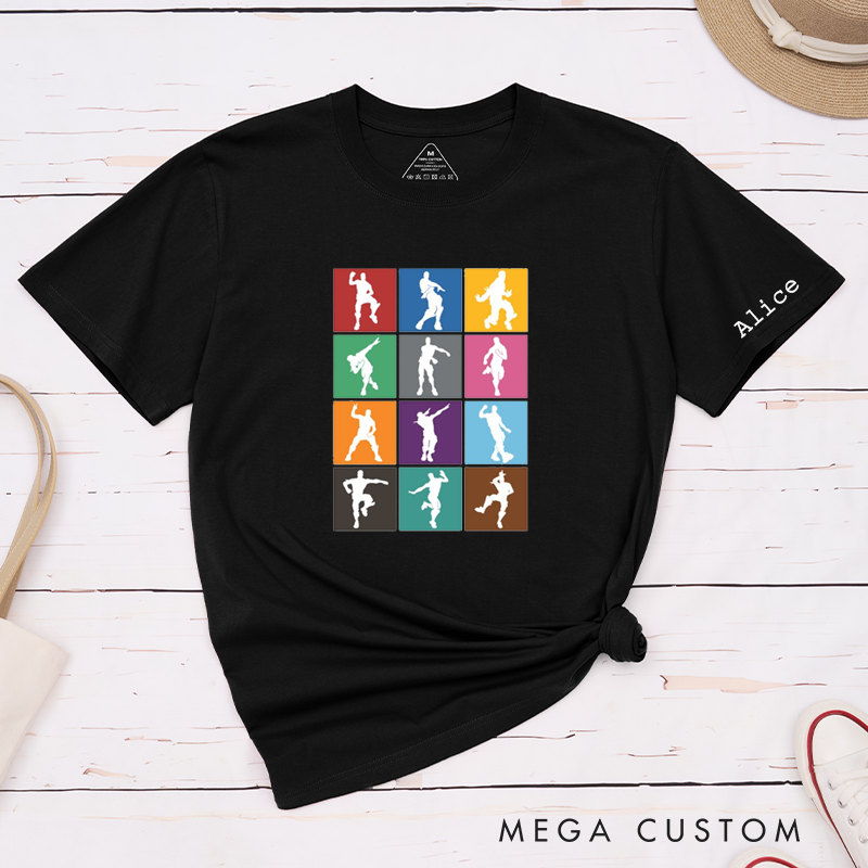 Personalized Classic T-Shirt  Urban Groove Unisex Trendy Cool Dance Gift for Friends Unique Everyday Wear for Street Dance Lovers