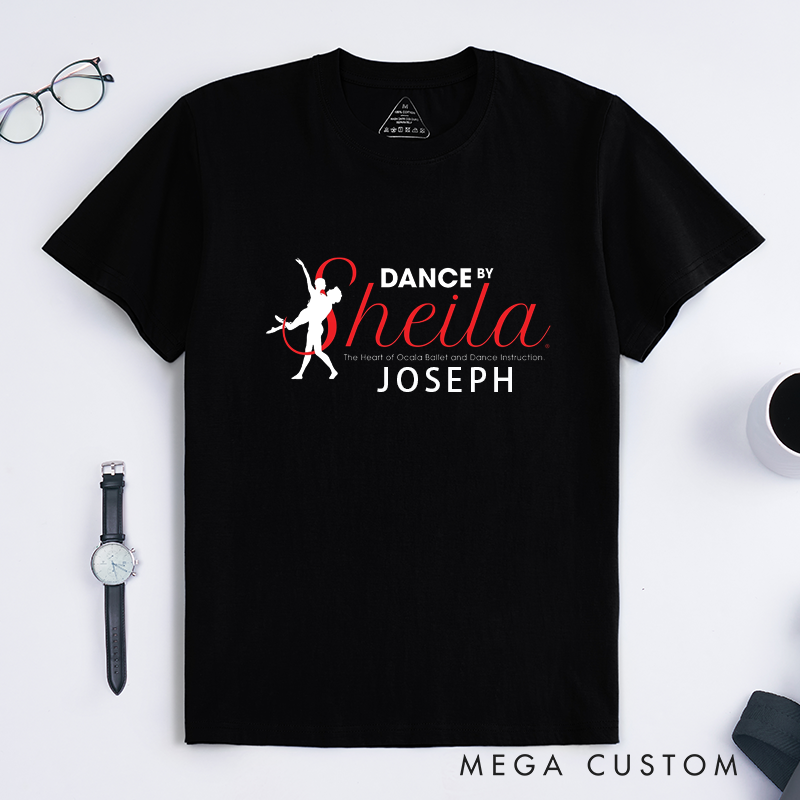 Personalized Ballet Dance Classic T-Shirts Custom Name Gift Unisex Dancer Tee Unique Dance Instructor Present for Women and Men Dance Lover Outfit