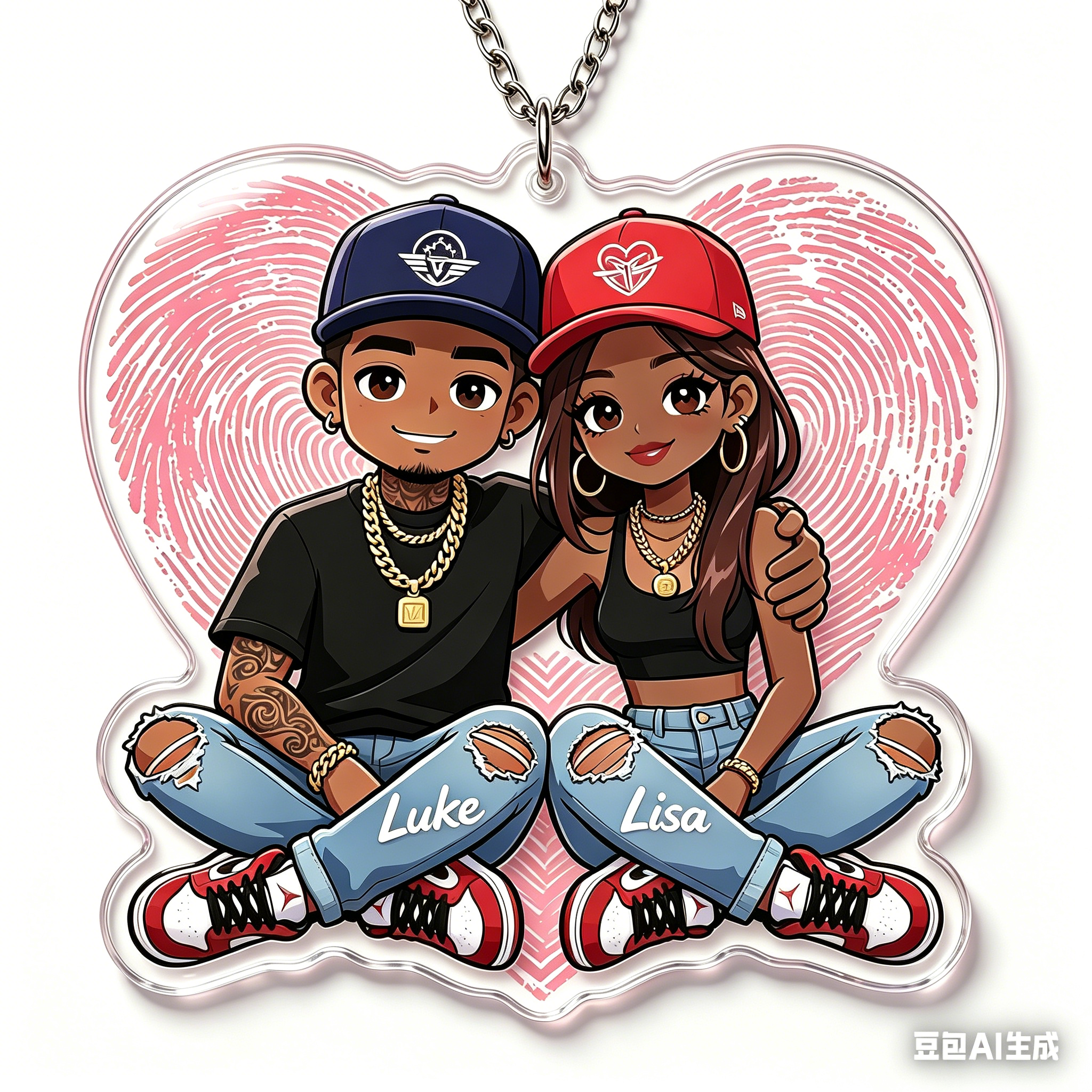 Personalized Y2K Couple Keychain Valentine's Gift keychain for Husband Wife Boyfriend Girlfriend