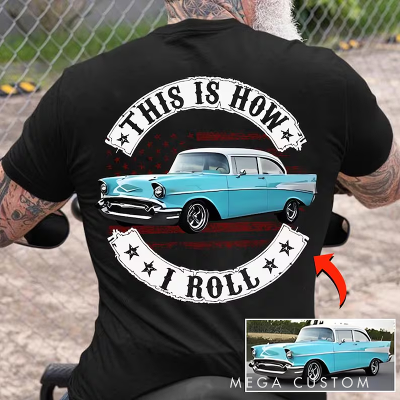 Personalized Racing T-Shirt This Is How I Roll Design Shirt Unique Gift for Racers and Racing Lovers