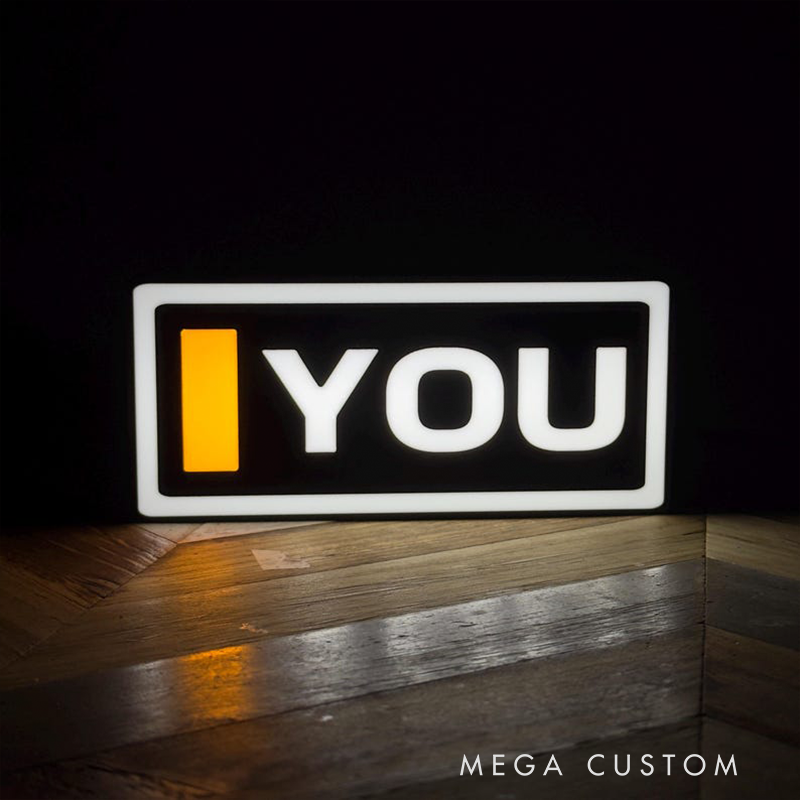 Custom Racing LED Lightbox Personalized Driver Abbreviation and Color Light for Racing Car Lovers and Racers Gift