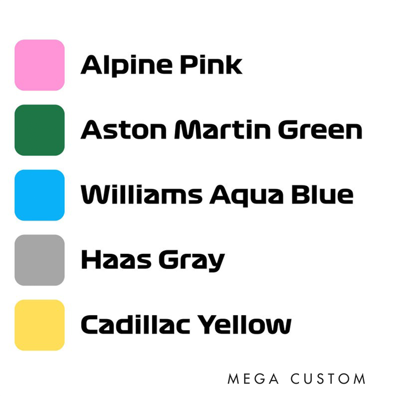 Custom Racing LED Lightbox Personalized Driver Abbreviation and Color Light for Racing Car Lovers and Racers Gift