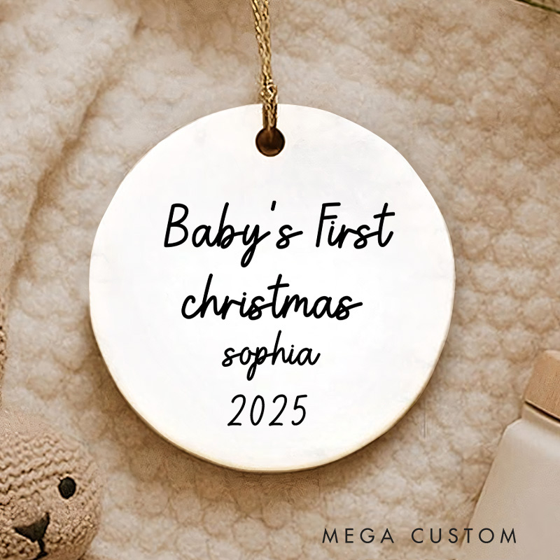Personalized Baby First Christmas Ornament Christmas Ornament for Baby