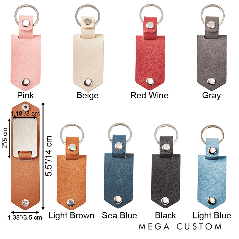 Personalized Leather Photo Key For Him Her Valentines Anniversary Gift for Couple Anniversary Gift Keychain