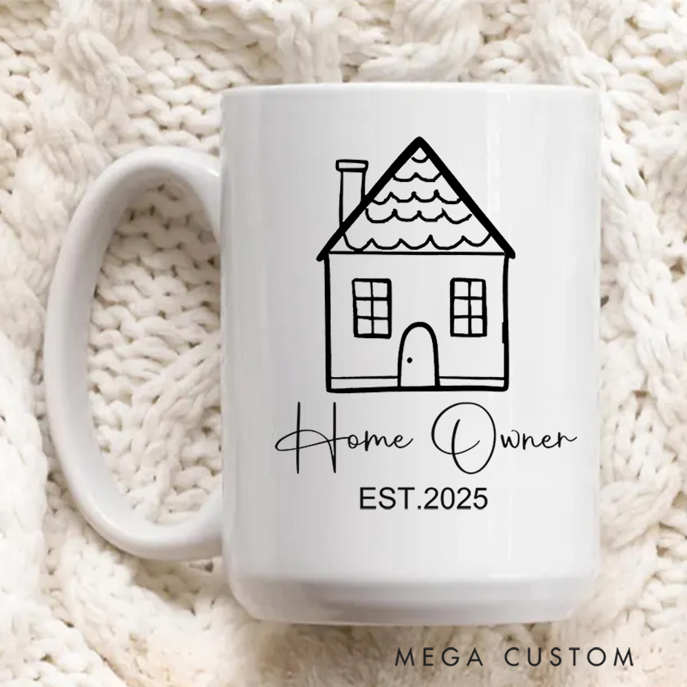 Personalized Housewarming Mug Custom 15oz Coffee Mug HomeOwner Gift Homeowner Mug New Homeowner Gift New Home Gift Moving Away Gift Housewarming Gift 