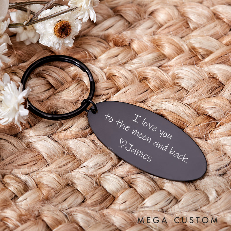 Personalized Couple Anniversary Kychain for Husband Wife Anniversary Keychain for Boyfriend Girlfriend