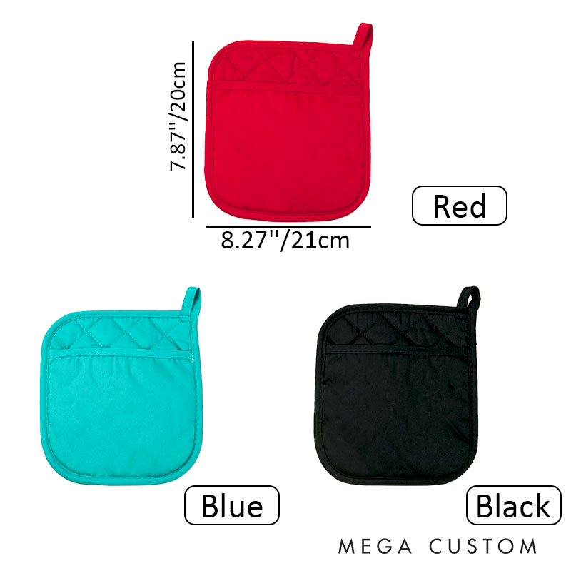 Personalized Couple Christmas Pot Holder Couple Anniversary Oven Mitt Baking Lover Pot Holder