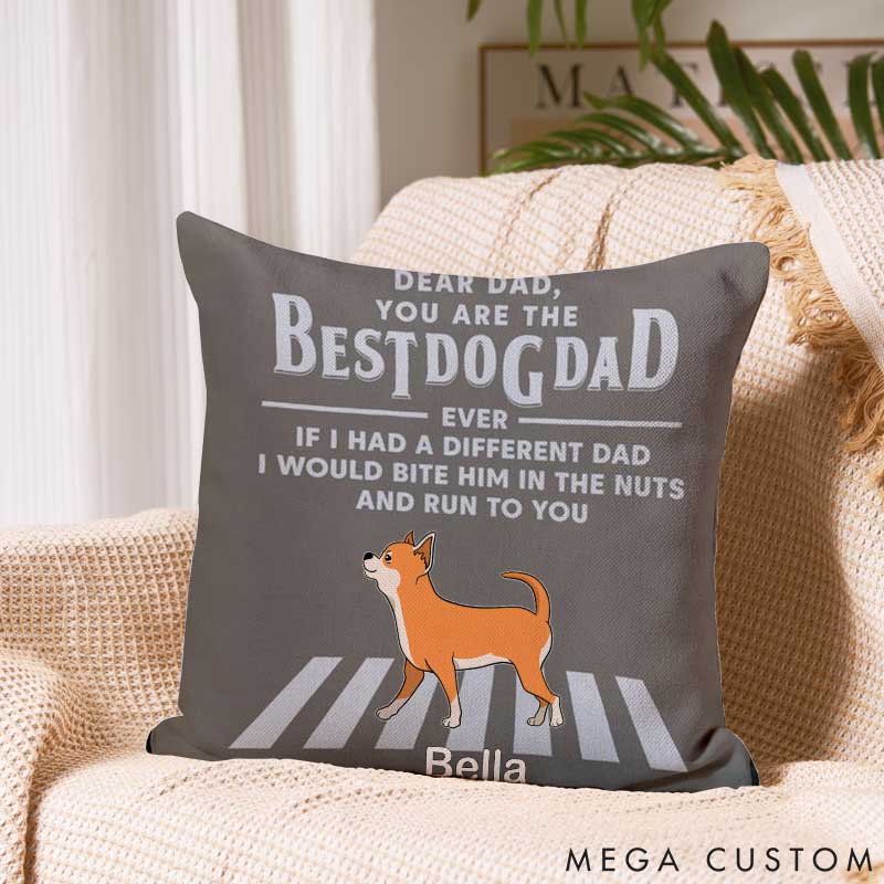 Personalized Dog Lover Dogs Run to You Throw Pillows