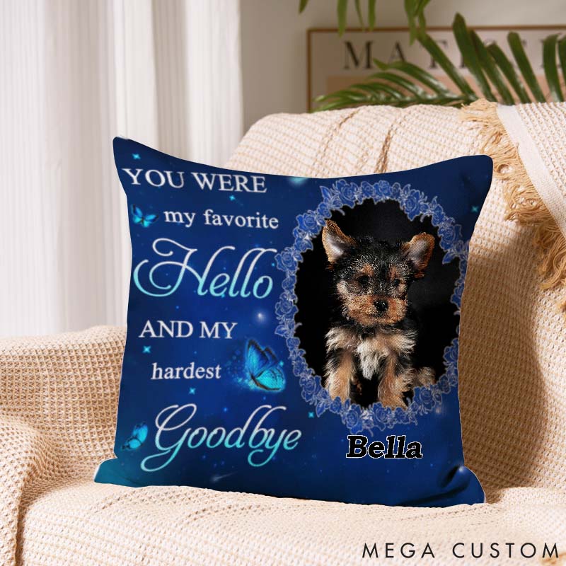Personalized Dog Lover A Big Piece of My Heart Throw Pillows