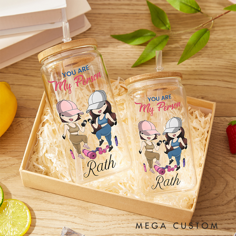 Personalized Work Made Us Colleagues Tumbler Cup Birthday Gift for Fitness Trainer Cute Girl Sisters Water Glasses