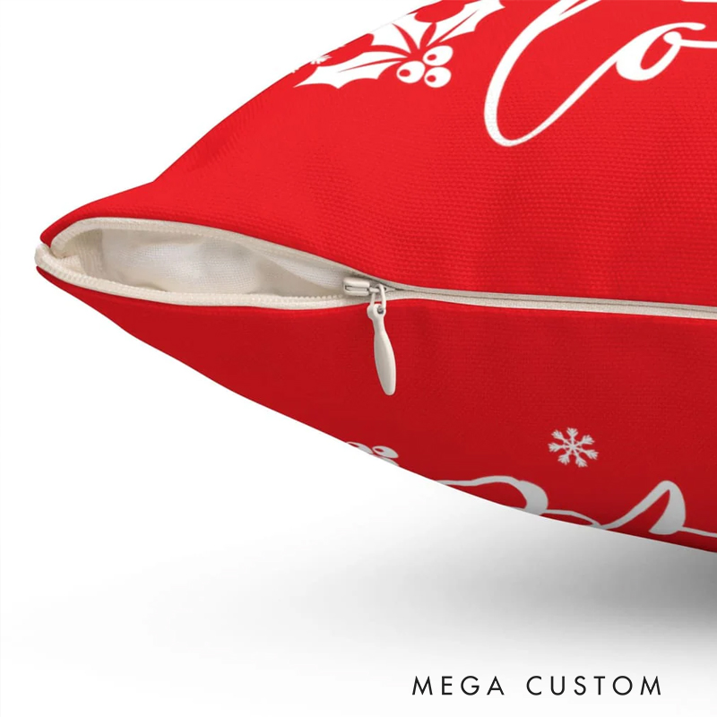 Personalized Joy hope peace love Throw Pillow with Name Birthday Gift for Family Religious Gift for Christian Christmas Gift