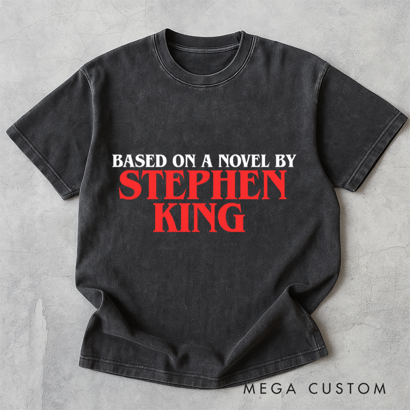 Personalized Based on a Novel by S Washed T-Shirts Horror Halloween Tshirt for Movie Book Lovers