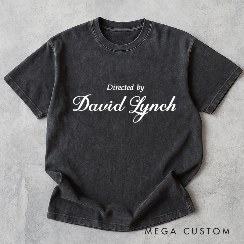 Personalized Directed By D Washed T-Shirts Horror Halloween Tshirt for Movie TV Show Lovers