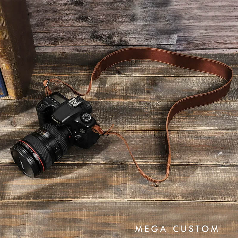 Personalized Leather Camera Strap Gifts for Photographers SLR Camera Accessories Christmas Gifts for Boyfriend Girlfriend Father for Birthday Holiday