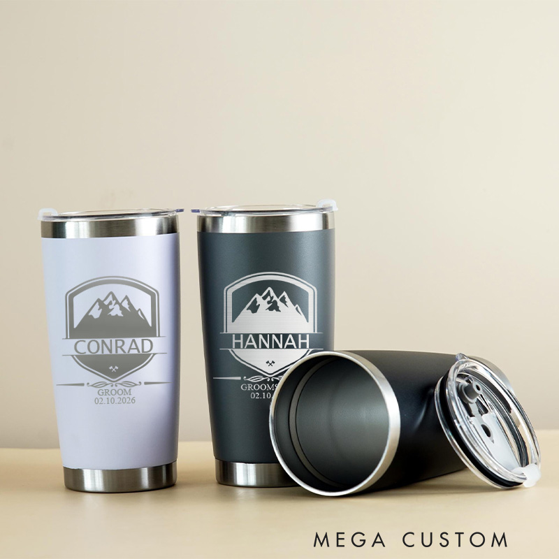 Personalized 20oz Tumblers for Groomsmen Wedding Favors Tumbler Groomsman Gift Tumbler Best Man Gift Groom Insulated Tumbler