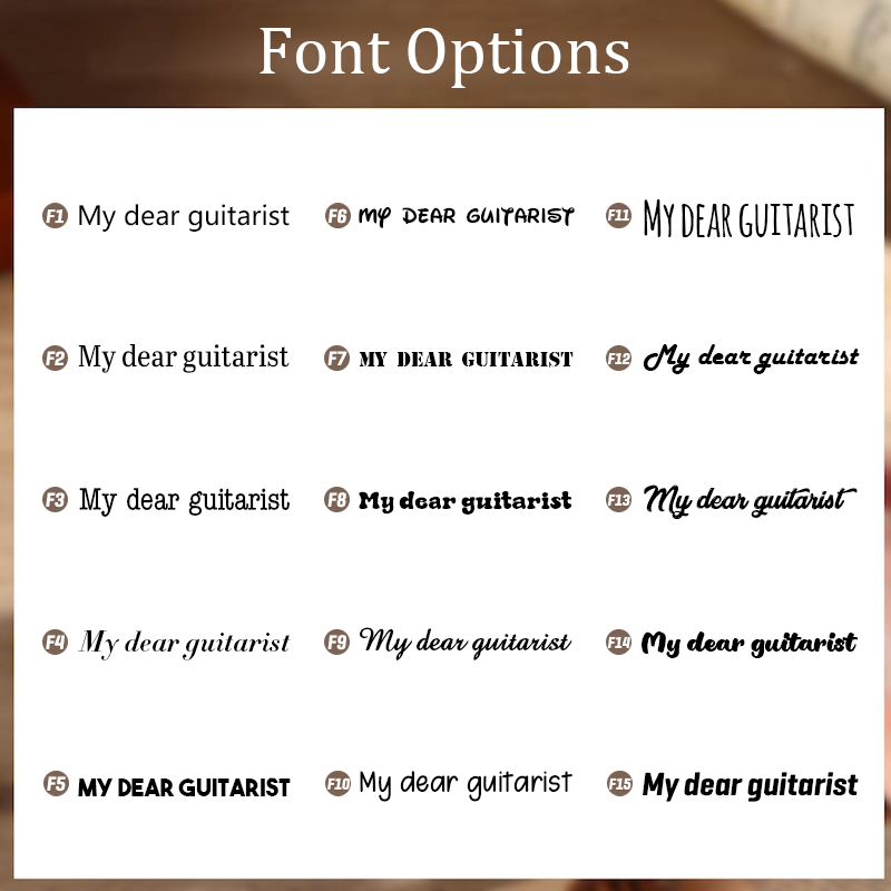 Personalized Guitar Pick Holder Custom Guitar Pick Leather Case Great Gift for Guitarists Music Lovers