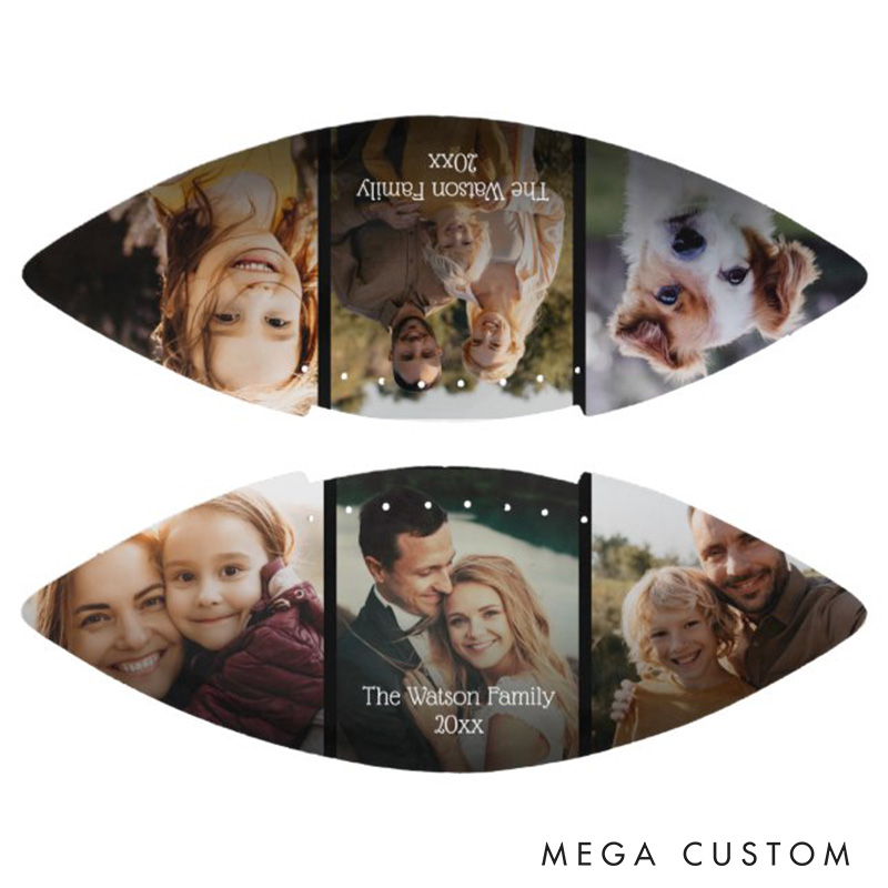 [Copy]Personalized American Football with Custom Photos, Name, and Number, Showcase Your Player's Legacy