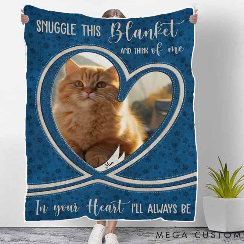 Personalized Pet Lover Memorial Pet Loss Throw Blanket