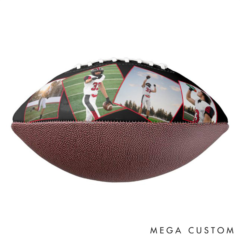 Personalized Graduation American Football with Custom Photo and Celebrate Their Achievements