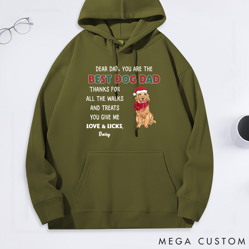 Personalized Dog Lover You Give Us Dog Dad Classic Hoodies