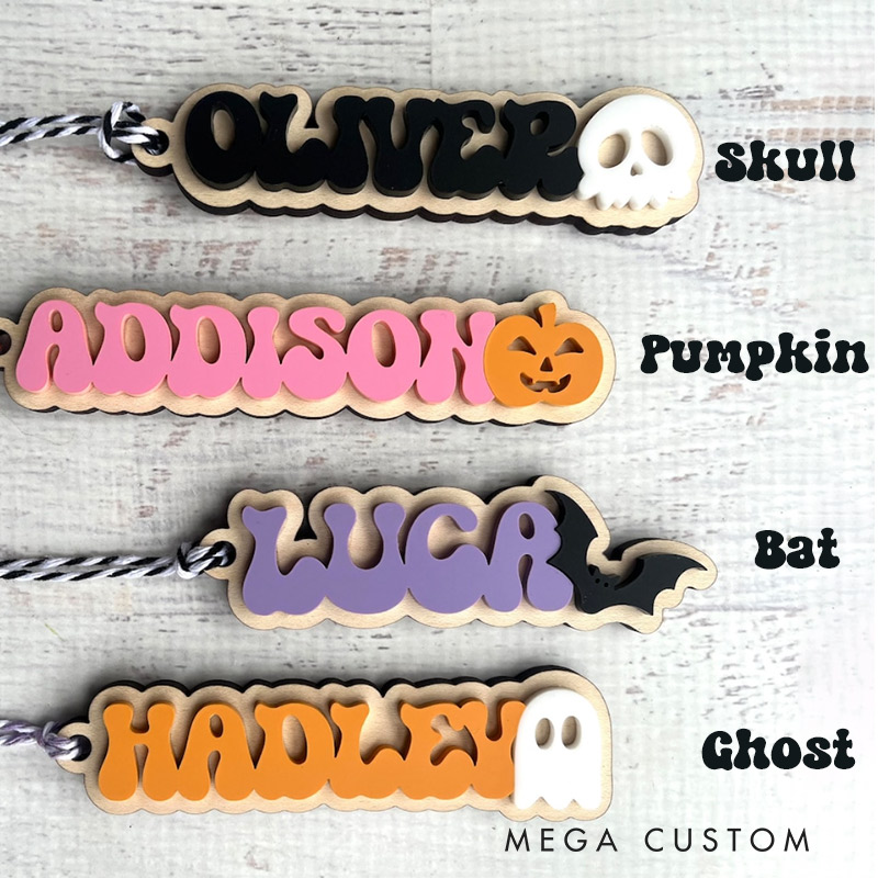 Personalized Halloween Boo Basket Tag Boo Basket Filler Halloween Gift Tag