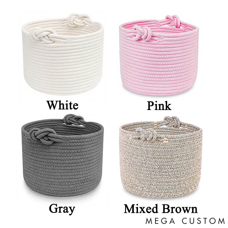 Personalized Pet Lover Dog Cat Name Toy Basket